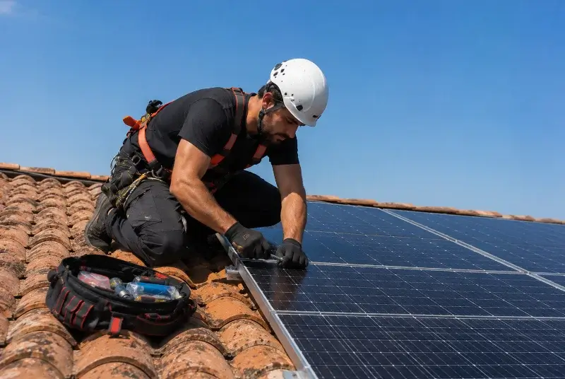 Maintenance et monitoring de panneaux solaires à Saint-Marcellin-lès-Vaison
