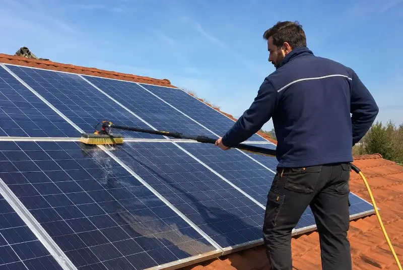 Nettoyage et entretien de panneaux solaires à Saint-Marcellin-lès-Vaison